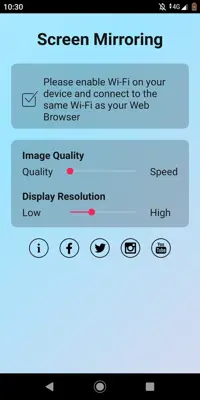 Screen Mirror android App screenshot 1